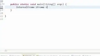 Java swing GUI tutorial #8: JInternalFrame