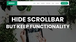 How to Hide Scrollbar But Keep Functionality | CSS Tips & Tricks