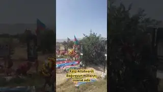 Xalq Allahverdi Bağırovun məzarını ziyarət edir | Bir ölər min dirilərik!