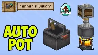 Minecraft Farmer's Delight Cooking Pot Automation (FULL GUIDE) (2024)