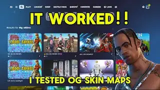 TESTING OG SKIN MAPS IN FORTNITE TO SEE IF THEY WORK!! | IT WORKED |