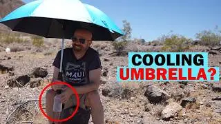 This Umbrella Has a Built-In Cooling System - Does it Work?