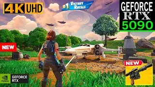 Fortnite Black Widow Skin Gameplay | RTX 5090 4K MAX Graphics + RTX ON | Star Wars Season #fortnite
