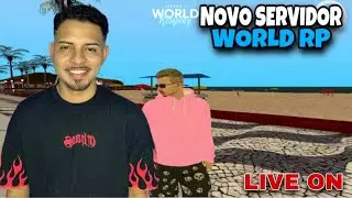 🔴 LIVE ON GTA RP 🔴 CHEGUEI NO WORLD ROLEPLAY NOVO SERVIDOR DE MTA 🔴 VOU SER DONO DE FAC GTA RP