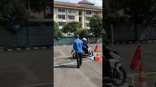 Nah, kalau yang ini lintasan uji praktik untuk pembuatan SIM C. Bagaimana menurut Anda?
