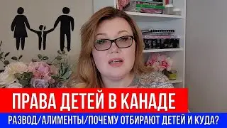 🔴НА ЧТО ИМЕЮТ ПРАВО ДЕТИ В КАНАДЕ ПРИ РАЗВОДЕ? 🔴КУДА ЗАБИРАЮТ ДЕТЕЙ И ПОЧЕМУ?