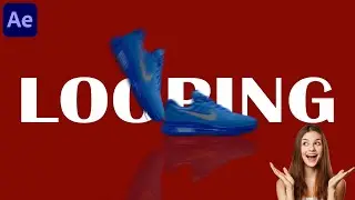 Looping Shoe Animation In Adobe After Effects | After Effects Tutorial