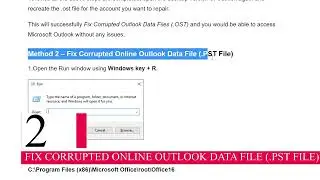 Fix Corrupted Outlook .ost and .pst Data Files