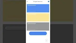 Create a class in Google Classroom (Android)