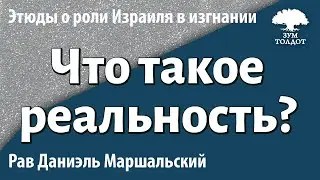 [4 часть] Что такое реальность, если каждый видит её по своему? Рав Даниэль Маршальский