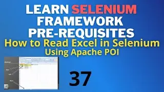 37#  How to Read Excel in Selenium using Apache POI II Selenium Automation