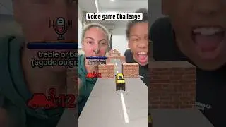 Mom and Son Voice game Challenge 
