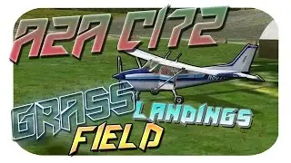 FSX/P3D FULL VFR FLIGHT | A2A C172 - Grass Field Landings! | ENEE-ENLE-ENKE-ENEE