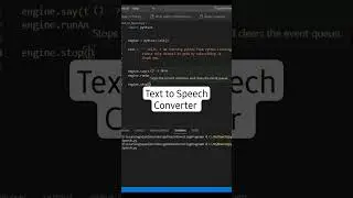 Text to Speech Converter in 29 sec 