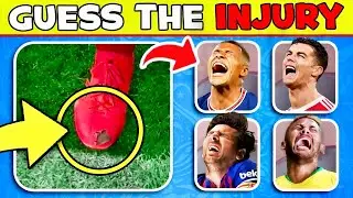 😭 Who is Crying? 🆎🦶lGuess INJURY, Body and Sad Moments of Football Player | Messi, Ronaldo, Mbappe