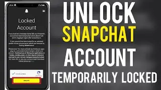 How to unlock snapchat account when permanently locked(2023)Unlock snapchat account temporarily ☑️