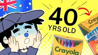 CRIKEY! Lets Explore a VINTAGE Crayola Kit from Australia