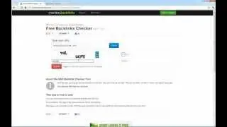 Free Backlink Checker by Monitor Backlinks