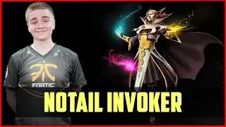 OG.N0tail Invoker DOTA 2 gameplay