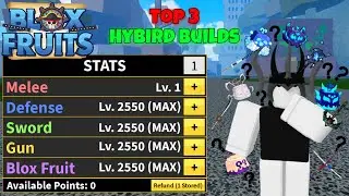 Best Hybird Builds Are INSANE | BloxFruits Bounty Hunting