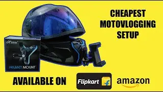 Cheapest Motovlogging setup | Hiffin Helmet Chin Strap Mount | Unboxing