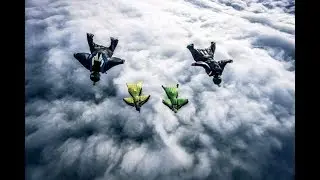 Wingsuit best moments HD 2018 Завораживающие полеты на вингсьюте   вингсьют экстрем