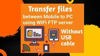 Transfer Your Phone Data to PC without USB or Data Cable | Andriod App for Mobile - PC data transfer