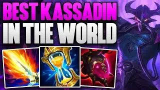 RANK 1 KASSADIN IN THE WORLD FULL GAMEPLAY! | CHALLENGER KASSADIN MID GAMEPLAY | Patch 14.13 S14