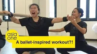 #Joeyjios:  I try a ballet-inspired workout despite my two left feet