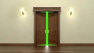 door animation green screen