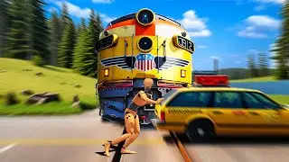 Dummy's Bad Day 😱 - Too Hard To Be A Taxi Driver | BeamNG.drive