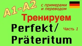 A2 Тренируем Perfekt/Präteritum 60 глаголов