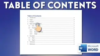 How to Make Table of Contents in Word