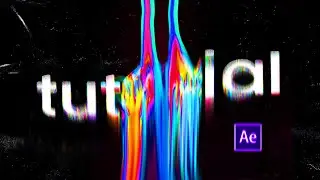 LIQUID TYPOGRAPHY ANIMATION ( + TEMPLATE  ) AFTER EFFECTS #PSYCHEDELIC