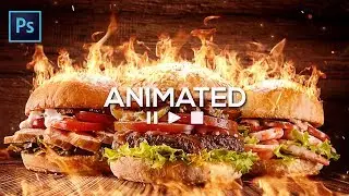 Fire Effect Photoshop Tutorial | Fire Any Photo with these ANIMATED flames!