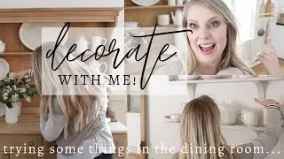 Spring DECORATE with Me! Dining Room Edition!