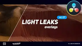 Light Leaks Overlay Pack 7 ★ DaVinci Resolve Templates ★