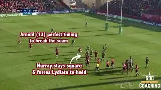 Rugby Attack off Lineout: Analysis by GDD Munster v Ospreys 2019
