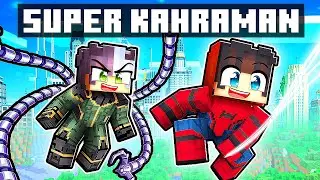 SÜPER KAHRAMAN OLUP ŞEHRİ KURTARDIK!🦸 - Minecraft