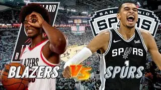 Portland Trail Blazers vs San Antonio Spurs Live Play by Play & Scoreboard