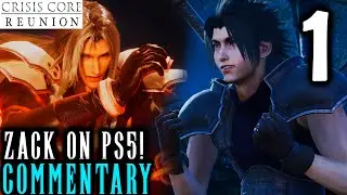 Crisis Core Reunion Final Fantasy VII Walkthrough Part 1 - Zack, Angeal & Sephiroth: The SOLDIERs