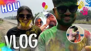 Holi Vlog with them ❤️ Holi 2024 | দোল খেলা 2024  🥰 #Holi  | MAKAUT IN HOUSE