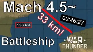 Crossing the English Channel SPEEDRUN (Mach 4.5!) // War Thunder User Model