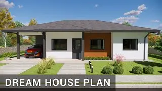 3 Bedroom House Plan | With Swimming Pool | H7