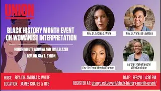 Womanist Interpretation: A Black History Month Event