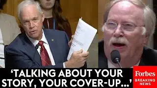 BRUTAL: Ron Johnson Confronts Doctor He Claims 'Engaged In A Cover-Up' With Fauci