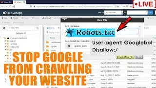 [🔴LIVE] How to stop Google from crawling your website?