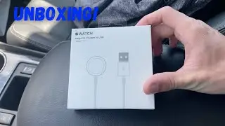 Apple Watch Magnetic Charging Cable (1m, Stainless Steel) Unboxing. . . Inside a Car!