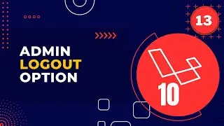 Laravel 10 Full Course | #13 Admin Logout Option