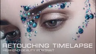 High-End Beauty Portrait Retouching Photoshop